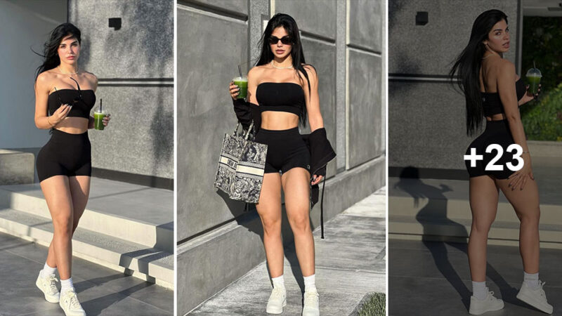 Stephany Gonzalez is walking alone on the street, do you want to come with her?