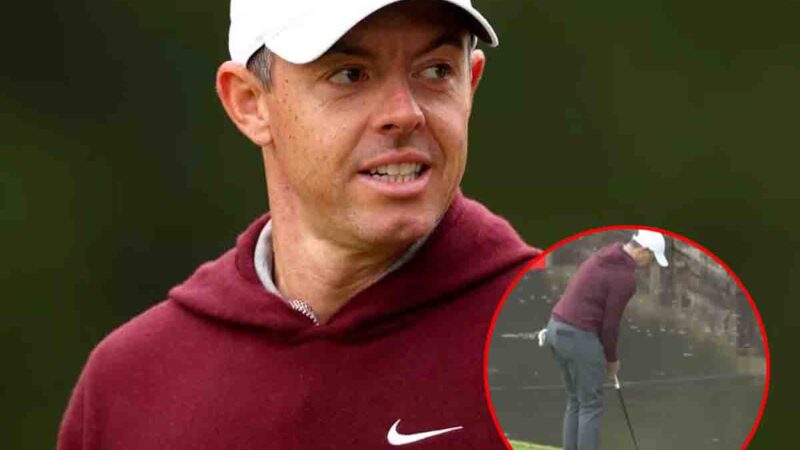 Rory McIlroy shot leaves golf fans in awe after using his club backwards at BMW PGA