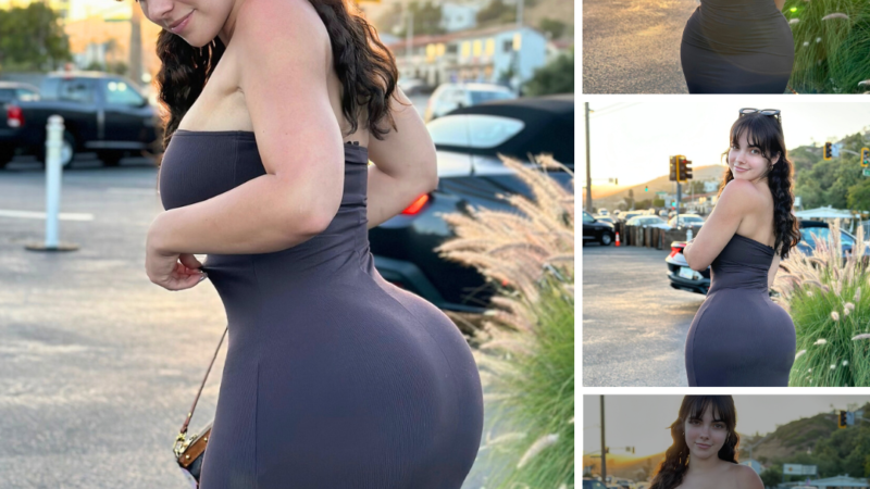 Salomé Larrea highlights her breathtaking hourglass figure