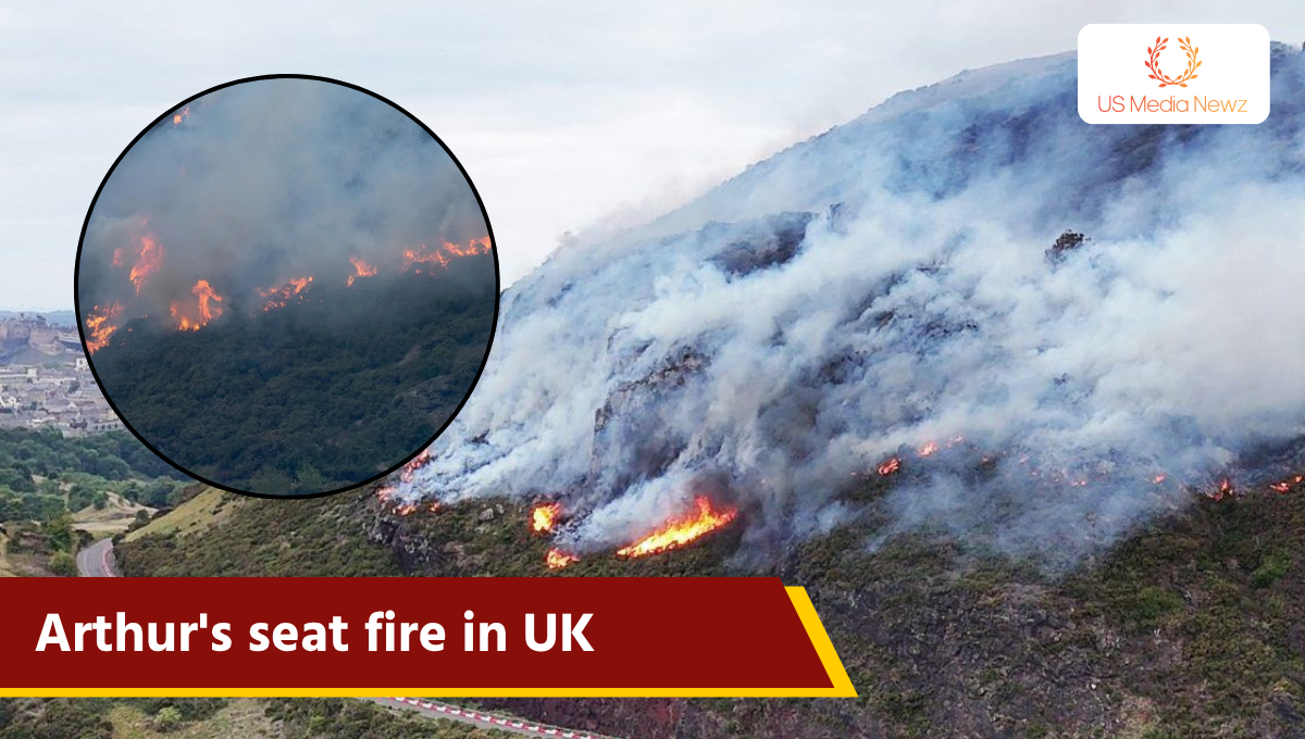 Fire broke out at Arthur’s Seat in Edinburgh at night, fire brought under control.