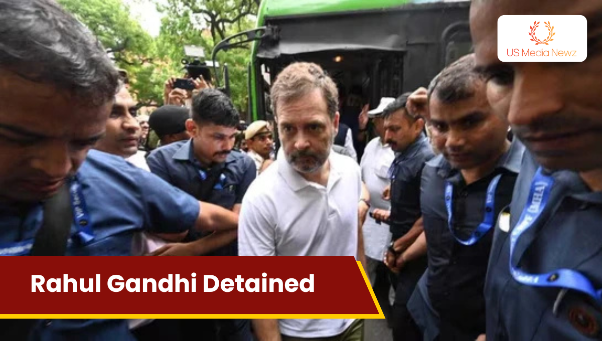 Chaos in Delhi: Rahul Gandhi Detained, Mahua Moitra Collapses During ‘Vote Chori’ Protest